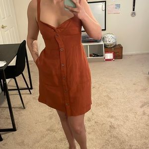 Linen blend Maeve dress